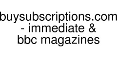 buysubscriptions.com - immediate & bbc magazines coupons