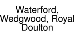 Waterford, Wedgwood, Royal Doulton coupons